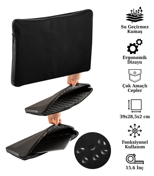 Notebook Laptop Macbook Çantası 15.6" inç - 800-DÜZ - 11