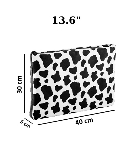 Notebook Laptop Macbook Çantası 13"-13.6" inç - 800-DÜZ Dalmaçya Desenli - 6