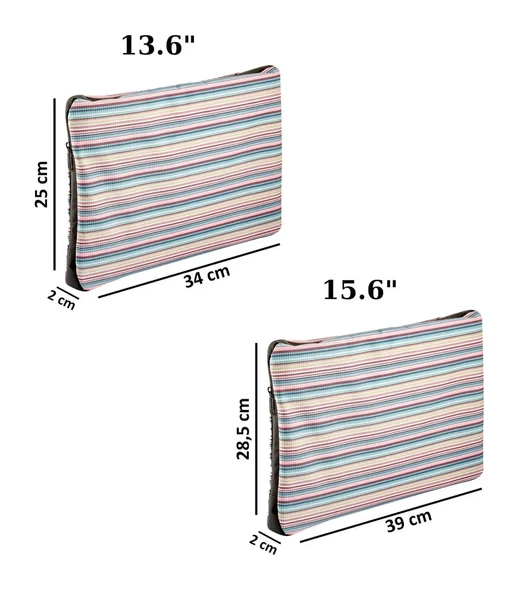 Notebook Laptop Macbook Çantası 13"-13.6"-14"-15.6" inç - 800-DÜZ Çizgi Desenli - 5