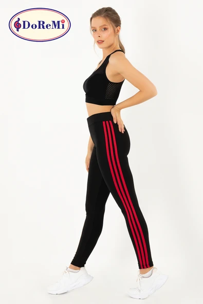 DoReMi Active Sportive Üç Çizgili Tayt-875 - Resim 12