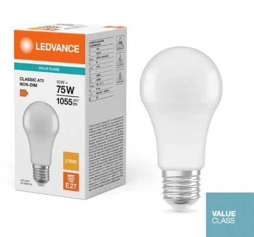 LED Lamba 8.5W Sarı Işık E27