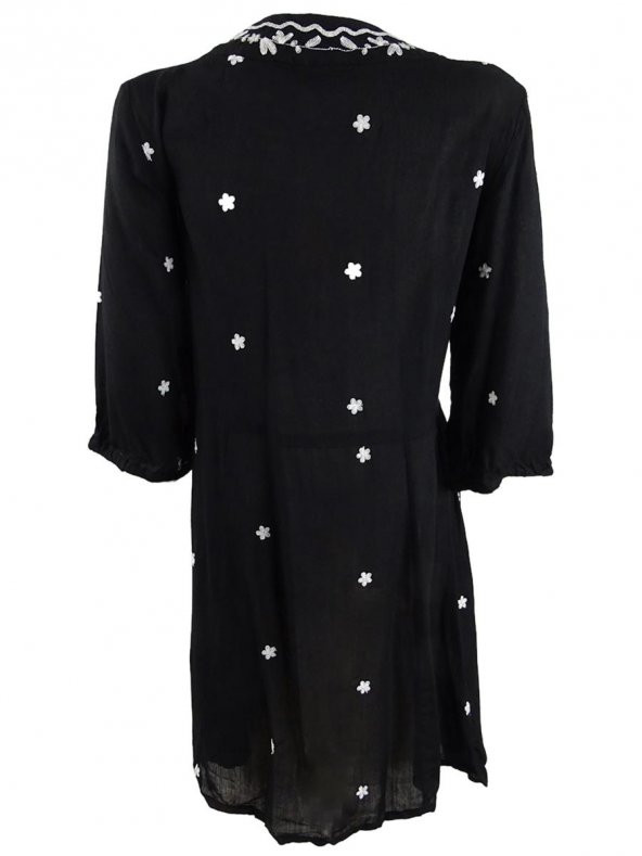 Kadın Nakışlı Tunik Elbise - 2