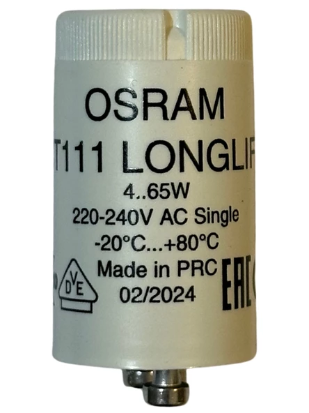 Osram ST111 Starter 4-65W 220V (2 Adet) - 2
