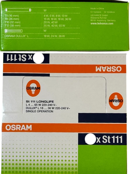 Osram ST111 Starter 4-65W 220V - 3