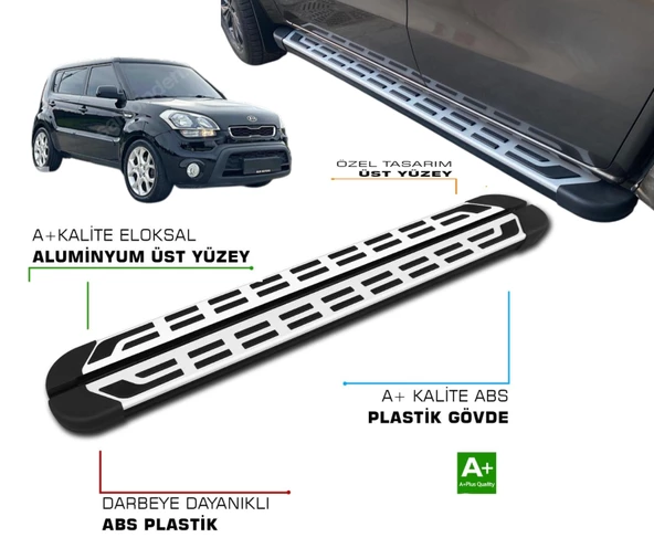KIA SOUL 2009 2010 2011 2012 2013 2014 YAN BASAMAK