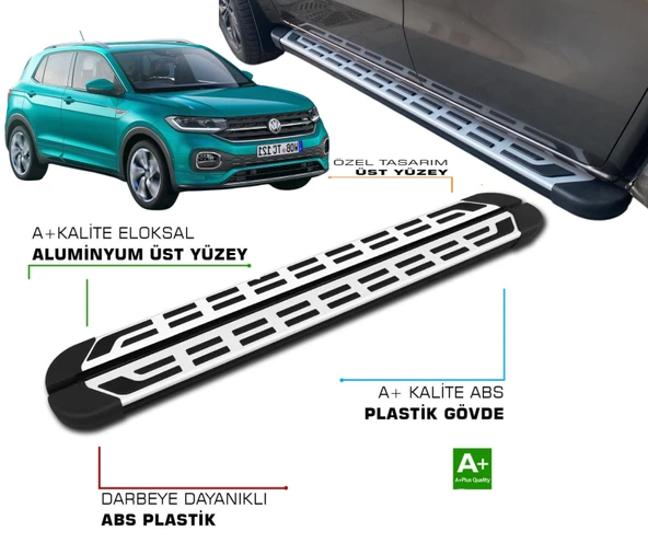 T-CROSS 2019 2020 2021 2022 2023 2024 2025  YAN BASAMAK ürün görseli 1