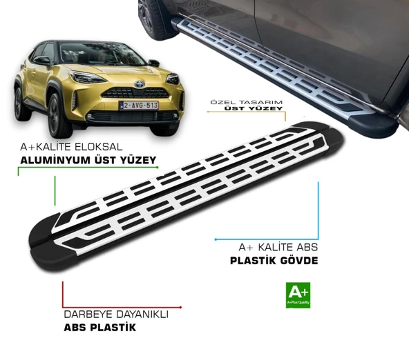 YARISS CROSS 2022 2023 2024 2025 YAN BASAMAK ürün görseli 1