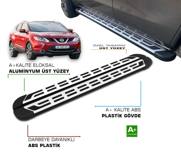 QASHQAİ 2014 2015 2016 2017 2018 2019 2020 2021 YAN BASAMAK ürün görseli 1