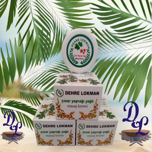 dehre lokman çınar yaprağı kremi 70 gr ( 4 adet )