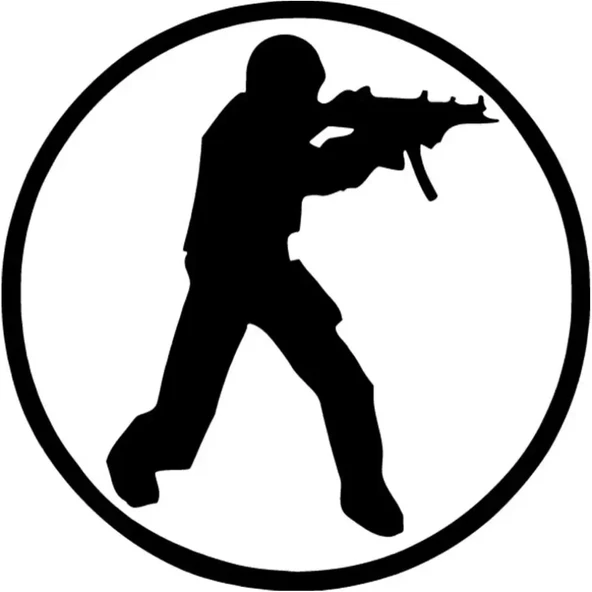 Counter Strike Sticker 10 x 10 cm