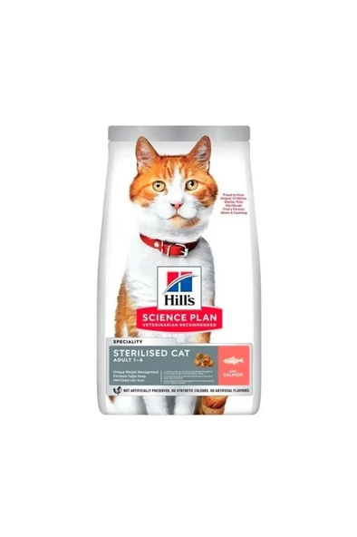 HİLLS STERİLİSED SOMON BALIKLI KEDİ MAMASI 8+2 KG