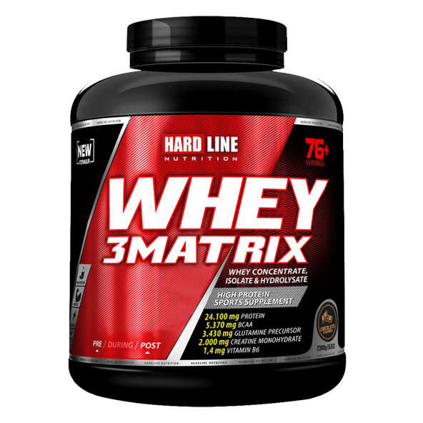 Hardline Whey 3 Matrix 2300 Gr Protein Tozu +Shaker Hediye