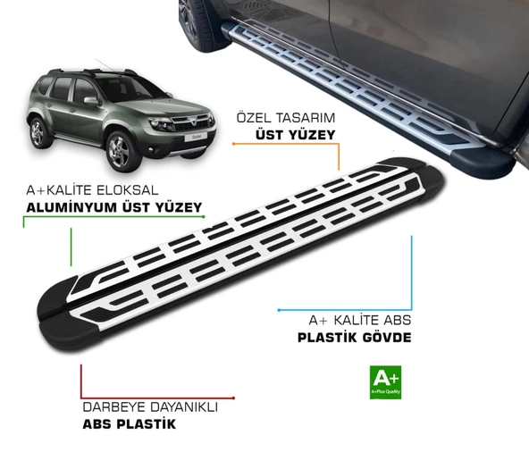 DUSTER 2010 2011 2012 2013 2014 2015 2016 2017 2018 YAN BASAMAK ürün görseli 1