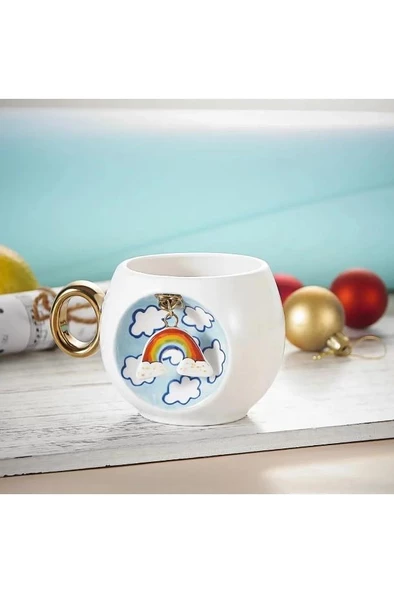 Royking Rainbow Porselen Kupa 300 ml CMT 005