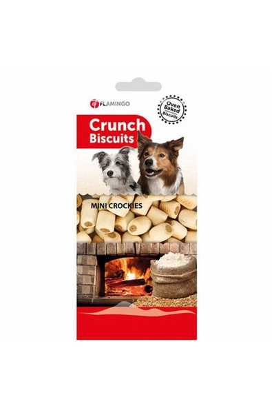 Flamingo Crunch Köpek Ödül Bisküvisi Mini Crockies 500gr