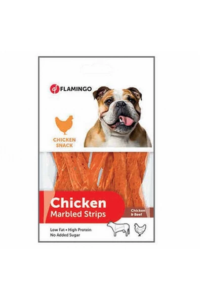 Flamingo Chicken Tavuk Ve Biftekli Çubuk Köpek Ödülü 85 gr
