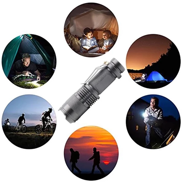 Gold Orion OR-87 Cree LED Zoomlu Şarjlı Cep Feneri - 3