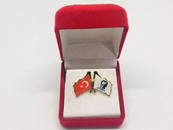 Merit Collection Atatürk ve Türk Bayrağı Yaka Rozeti