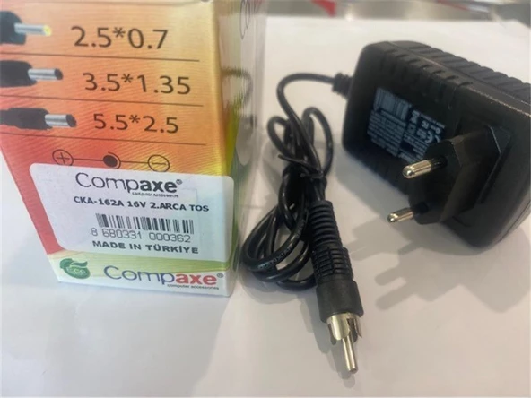 Compaxe 32W 16V 2.5 Rca Tos Adaptör