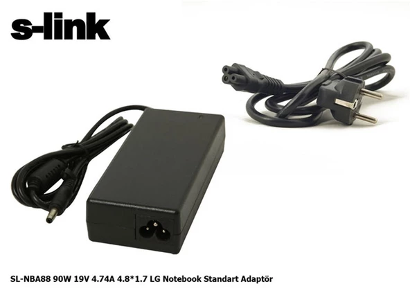 S-link 90W 19V 4.74A 4.8-1.7 Lg Notebook Adaptörü