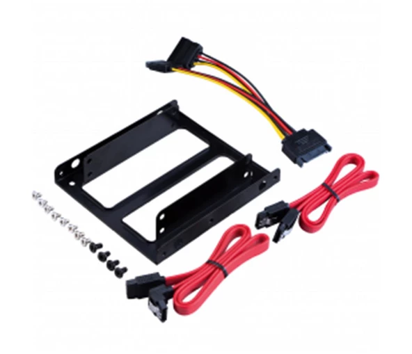 Akasa 2 x 2.5" HDD 3.5" Adaptör + Sata Kablo Seti