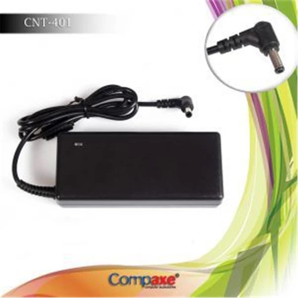 Compaxe 20V 4.5A 5.5-2.5 Toshiba Notebook Adaptörü