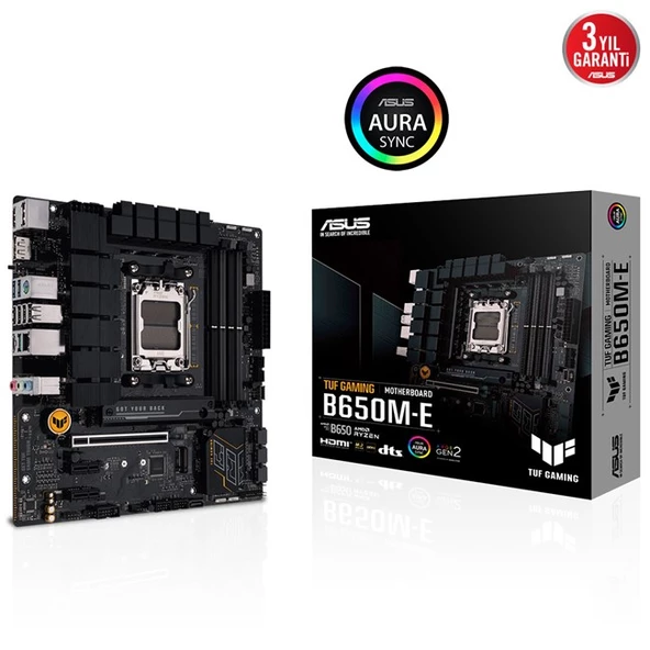 Asus Tuf Gaming B650M-E AM5 Ryzen DDR5 - Resim 2
