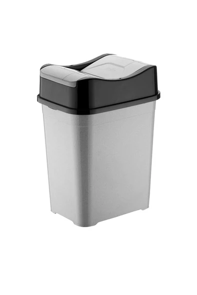 Pelicano Plastik Gri Çöp Kovası 5 Litre - 4152_02