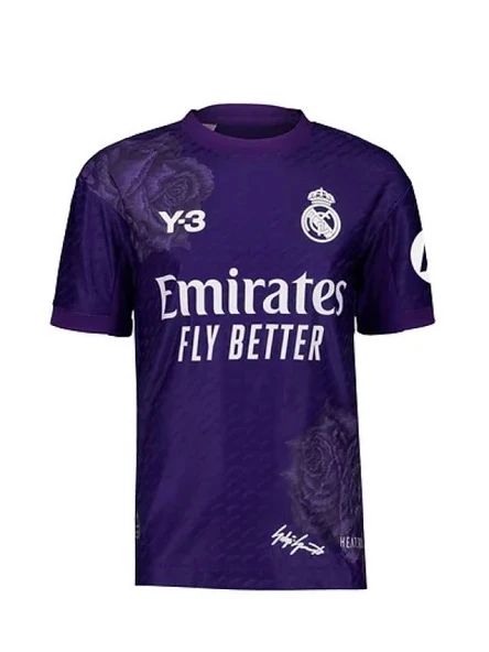 Real Madrid R01297 Y-3 Genç Çocuk Jude Bellingham Dördüncü Forması 2023-2024 - Resim 2