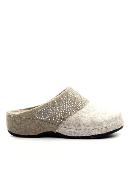 Bento 10911 Kadın Taşlı Feta Topuk Kapalı Terlik - 6