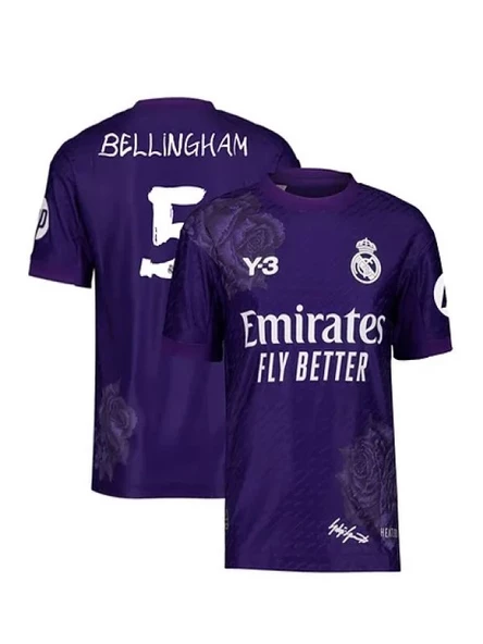 Real Madrid R01297 Y-3 Genç Çocuk Jude Bellingham Dördüncü Forması 2023-2024