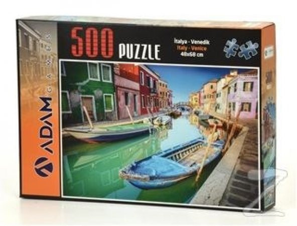 İtalya - Venedik 500 Parça Puzzle (48x68) ÜCRETSİZ KARGO