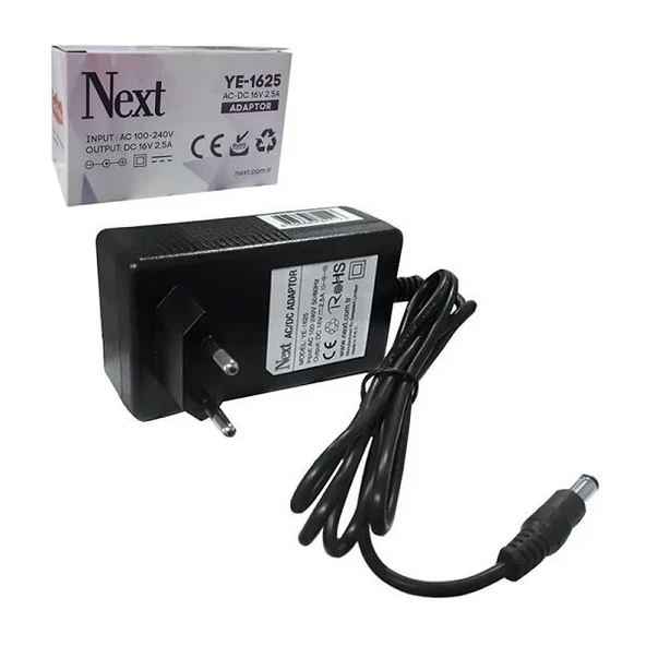 Next Ye-1625 Santral Adaptörü 16 Volt 2.5 Amper