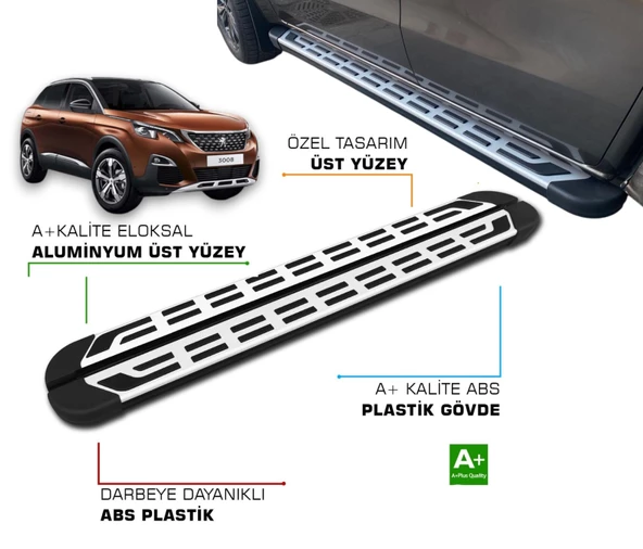 ''3008'' 2016 2017 2018 2019 2020 2021 2022 2023 2024 YAN BASAMAKLIK ürün görseli 1