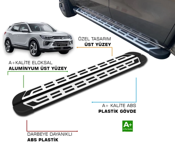 KORANDO 2019 2020 2021 2022 2023 2024 2025  YAN BASAMAK ürün görseli 1