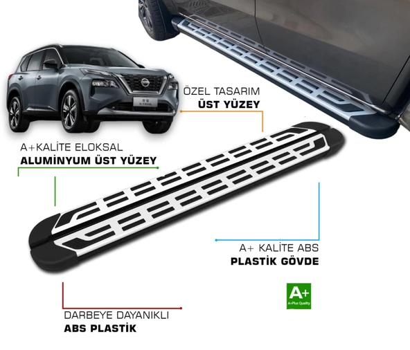 X-TRAİL 2022 2023 2024 2025 YAN BASAMAK ürün görseli 1