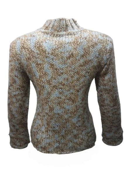 Opss Kadın El Örgü Kazak St-01521 - Resim 4