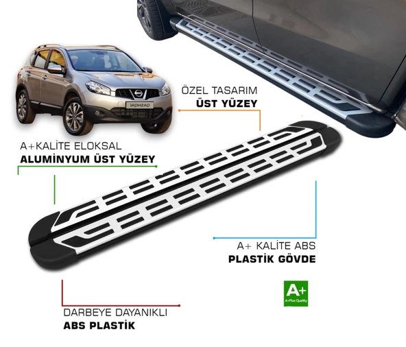 QASHQAİ +2 2010 2011 2012 2013 2014  YAN BASAMAK