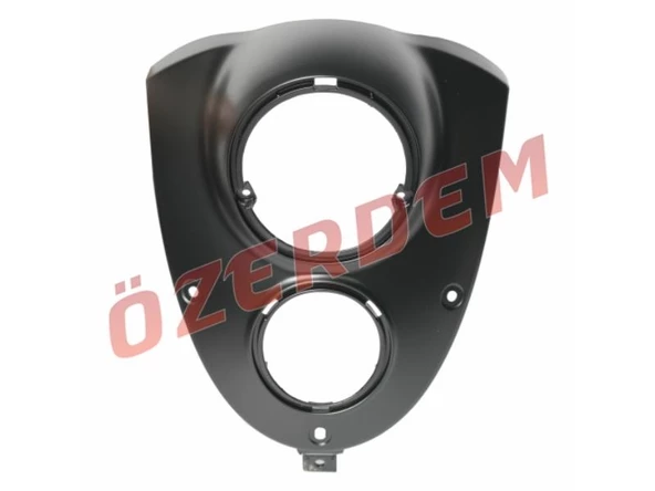 Kuba Trendy 50 Far Paneli Mat Siyah ürün görseli 1