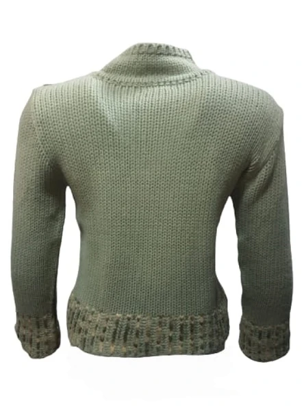 Opss Kadın El Örgü Kazak St-01521 - Resim 8