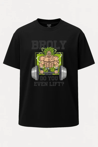 Oversize Broly Lift GYM Fitness Unisex Tişört