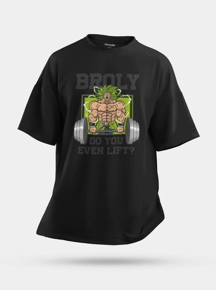 Oversize Broly Lift GYM Fitness Unisex Tişört