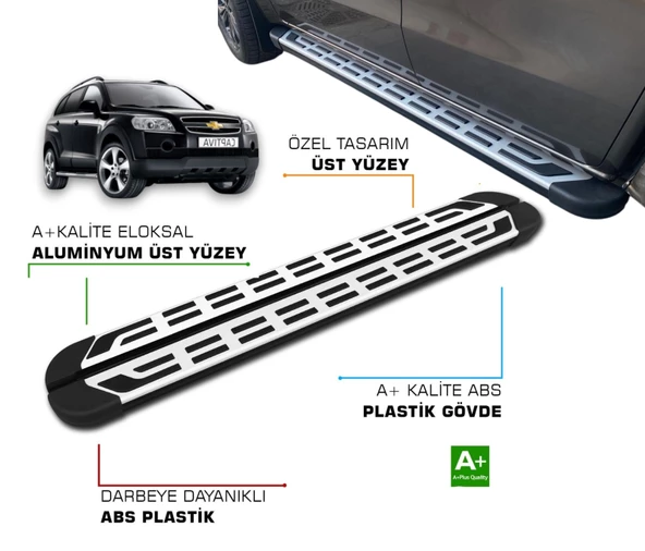 CHEVROLET CAPTIVA 2006 YILI VE SONRASI YAN BASAMAK ürün görseli 1