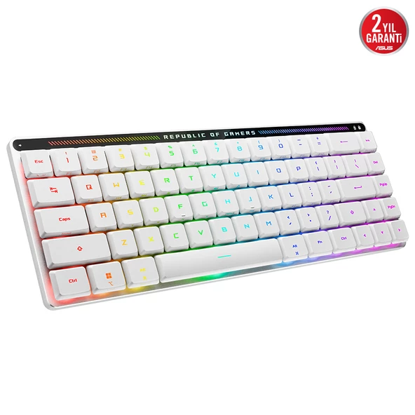 ASUS  ROG FALCHION RX WIRELESS LOW PROFILE AURA SYNC OYUNCU KLAVYESI - Resim 3