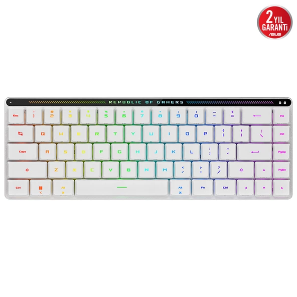 ASUS  ROG FALCHION RX WIRELESS LOW PROFILE AURA SYNC OYUNCU KLAVYESI