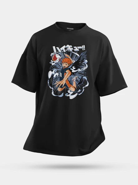 Oversize Haikyu 10 Haikyuu Unisex Tişört