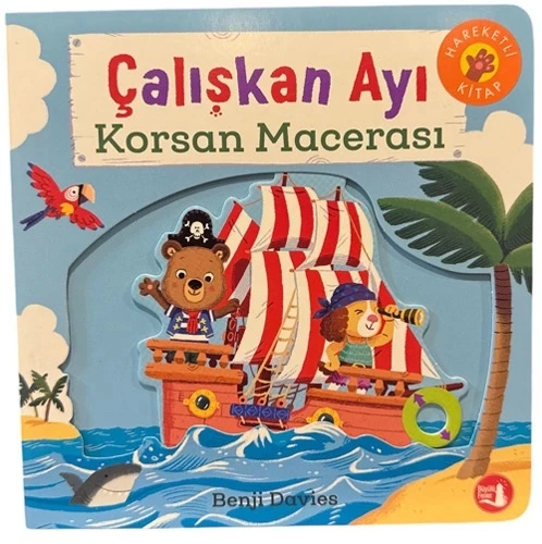 Çalışkan Ayı - Korsan Macerası (Ciltli - Hareketli Kitap)