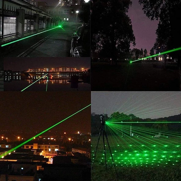 GP-303 Yeşil Lazer Pointer 1000MW Yüksek Güçlü Şarjlı Lazer İşaretleyici - 4