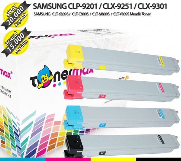 Samsung MultiXpress C9301 Muadil Toner Takım - 2