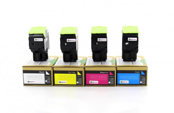 Lexmark CS410dtnw Muadil Toner Takımi - 9